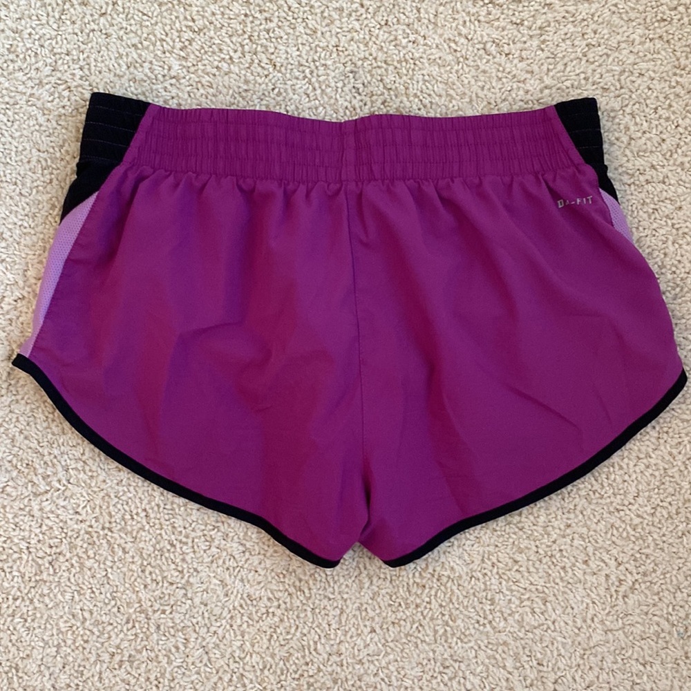 Purple and black Nike dri fit shorts! - Picture 2 of 3